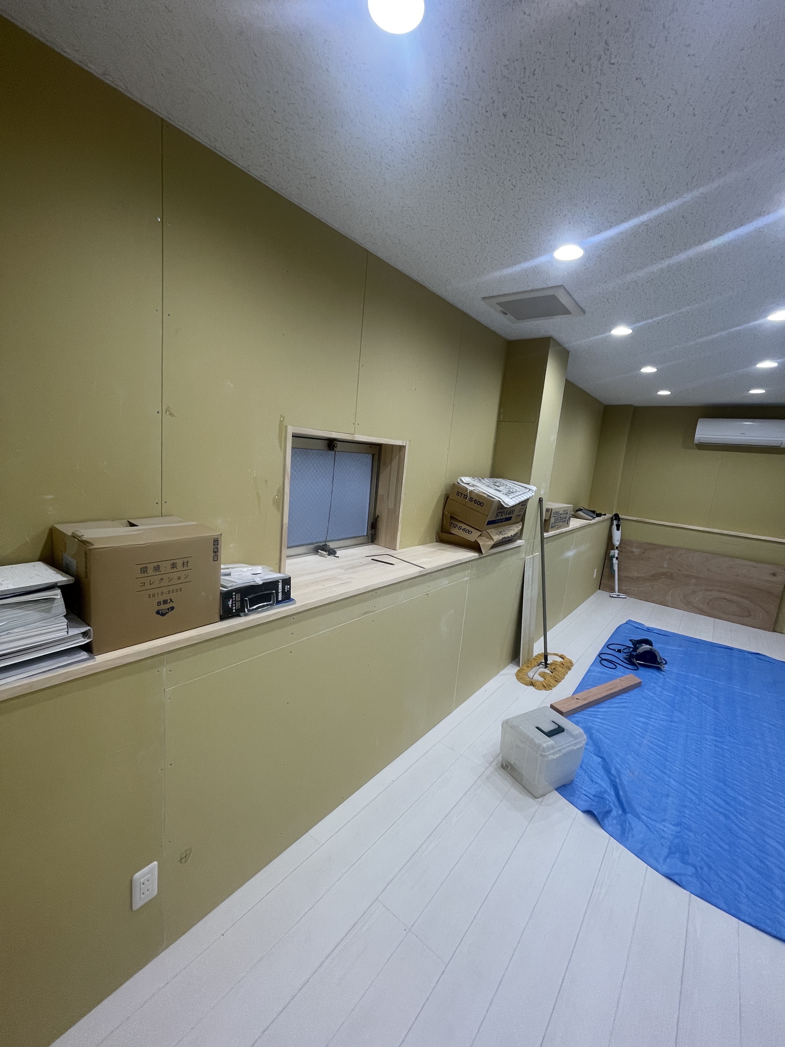 春日井市の事務所（オフィス）における内装工事の施工事例